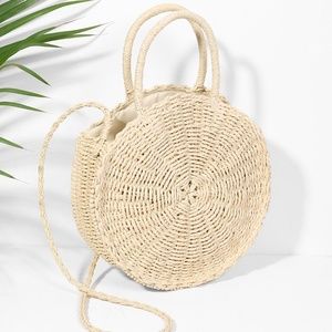 Trend Alert! Round Straw Tote